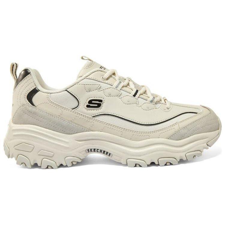 Skechers D'lites Beige Black 894289-NTBK