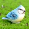 Yousheng Mini Bird Figurine Tiny Resin Bird Cake Topper Miniature Bird Animal Figure for Dollhouse Accessories Fairy Garden Plant Pot Ornaments