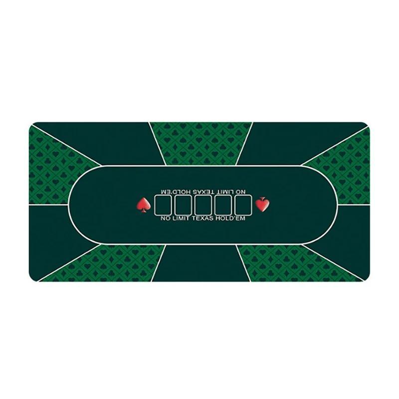 60x120cm Anti-slip Poker Layout Mat Texas Hold'em Table Pad Rubber Poker Table Mouse Mat Office Keyboard Gaming Tablecloth