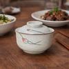 With Lid Japanese Style Ceramic Ramen Bowl 750 Ml Instant Noodle Bowl Household Soup Bowls  Home