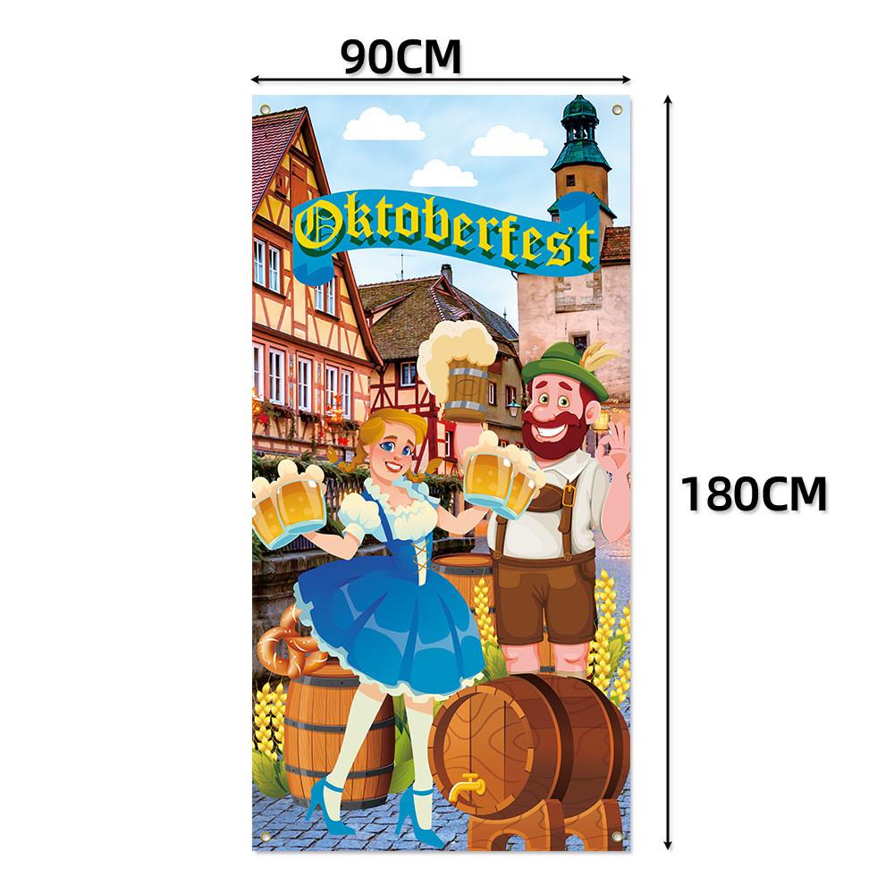 Oktoberfest Banner Background Venue Decoration For Festival And Birthday Events