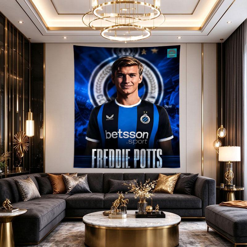 Freddie Potts Club Brugge Football Player Poster
