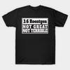 Asiatische Größe Herren Schwarz Print T-Shirt Tschernobyl 3,6 Röntgen Nicht Großartig, Nicht Schrecklich No-Cut Print Baumwolle T-Shirt