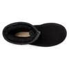 UGG Classic Short Zipper Tape Logo Boot 'Black' Women's 1144035-BLK