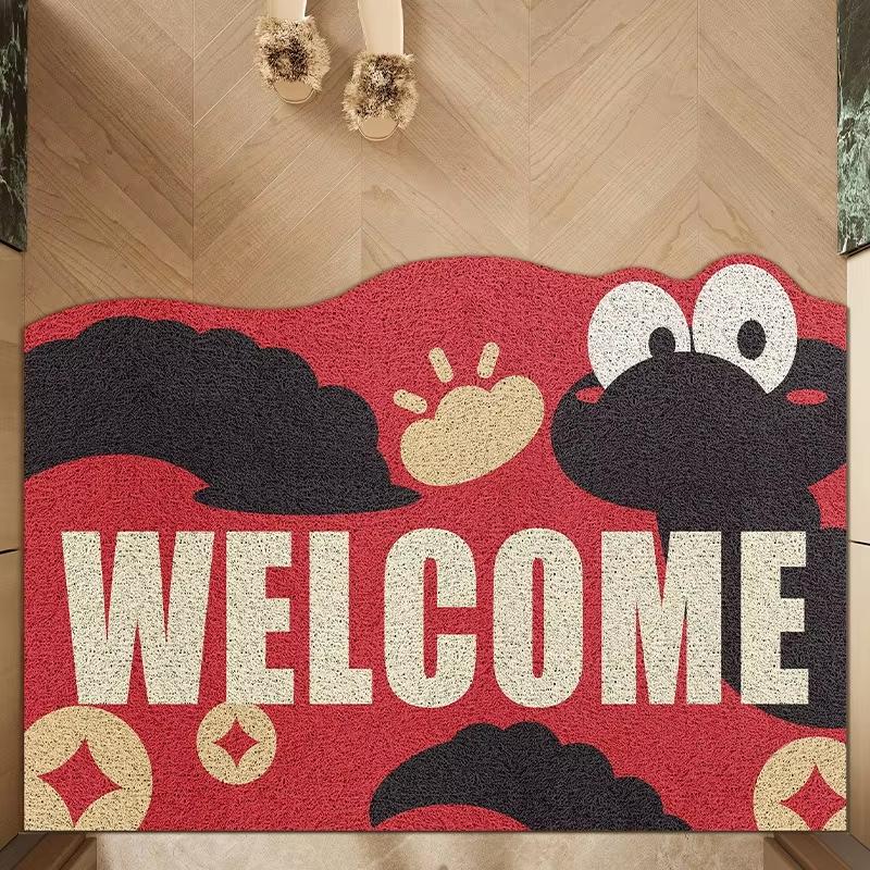 Colorful Letters Welcome Mat  Door Mat  Suitable For Bedrooms, Bathrooms, Kitchens, Outdoors, Laundry Rooms  Floor Mat