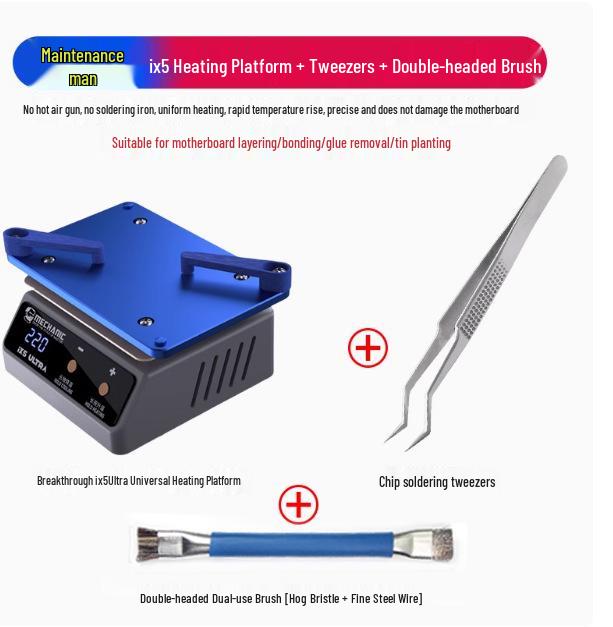 IX5/ULTRA Universal Preheating Table for Soldering Paste and Adhesive Removal