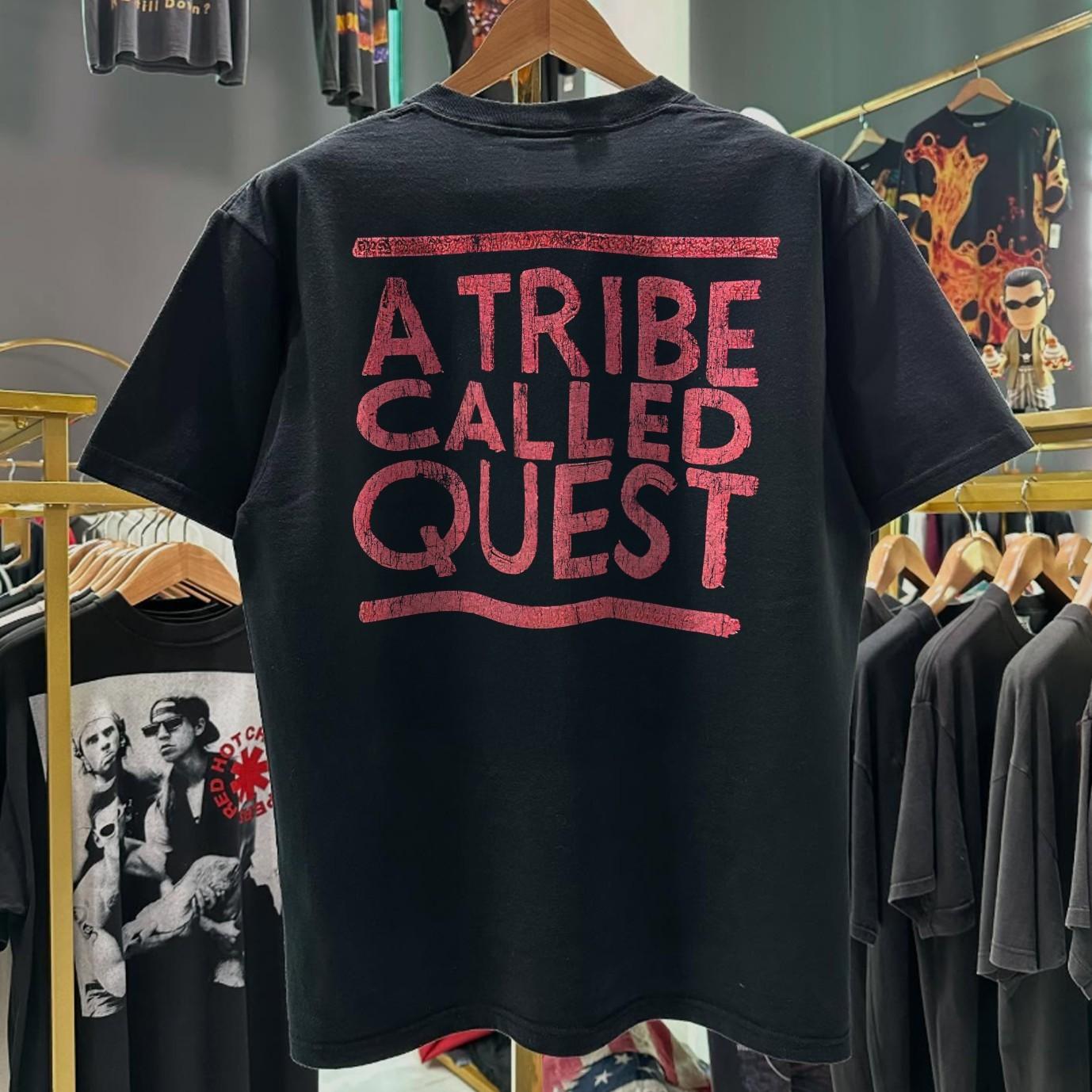 1991 Tribe Called Quest Low End Theory Aged T-Shirt Black M 4XL
