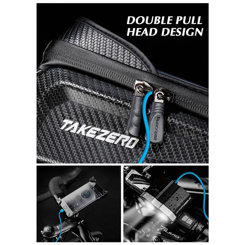 Bicycle Bag Waterproof Touch Screen Cycling Bag Top Front Tube Frame Mtb Road Bike Bag Phone Case Bike Accessories