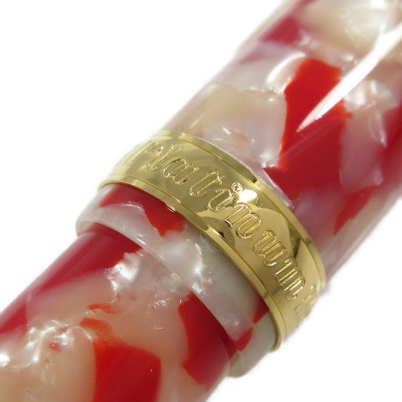 Platinum #3776 CELLULOID Fountain Pen GOLDFISH Broad Nib PTB-35000S#24-4