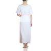 [TOuWA] Washable Undergarment Set (Kimono Undergarment and Petticoat) for Yukata, Kimono, and Other Traditional Japanese Clothing. White. Suitable