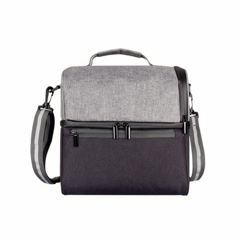 Two-Compartment Insulated Cooler Bag Lightweight for Picnics