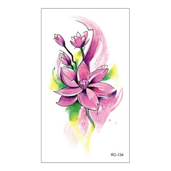 Waterproof Gradient Color Cartoon Temporary Tattoos for Men & Women