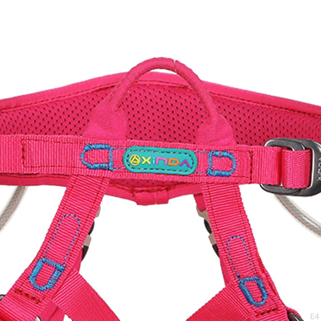 Child Climbing Harness, Waist Thicken Half Body Harness for Mountaineering Rock Tree