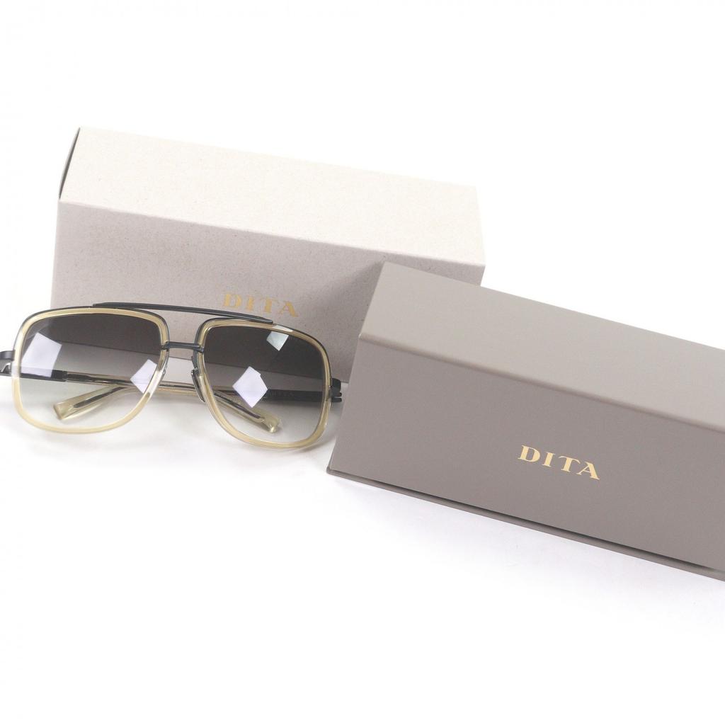 Excellent DITA sunglasses MACH-ONE Two-bridge Matt black Titanium Used