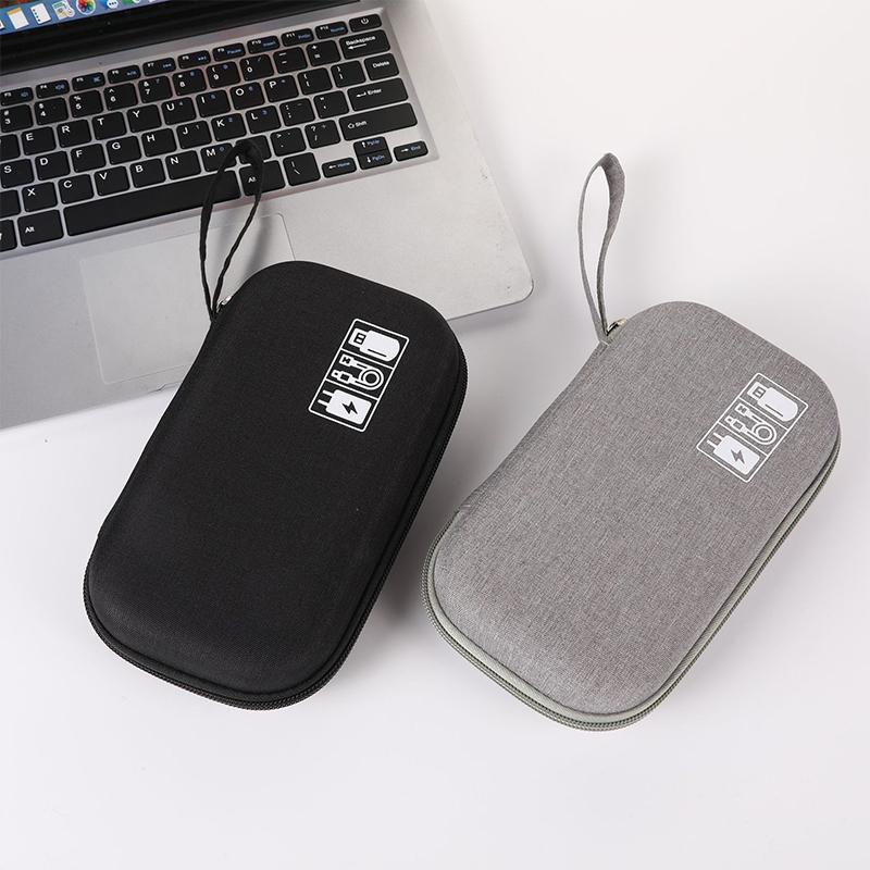 Bolsa Organizadora Portátil para Acessórios Digitais de Viagem Bolsa para Celular Bolsa para Armazenamento de Pen Drive Carregador Portátil Bolsa para Armazenamento de Cabo de Dados Móveis