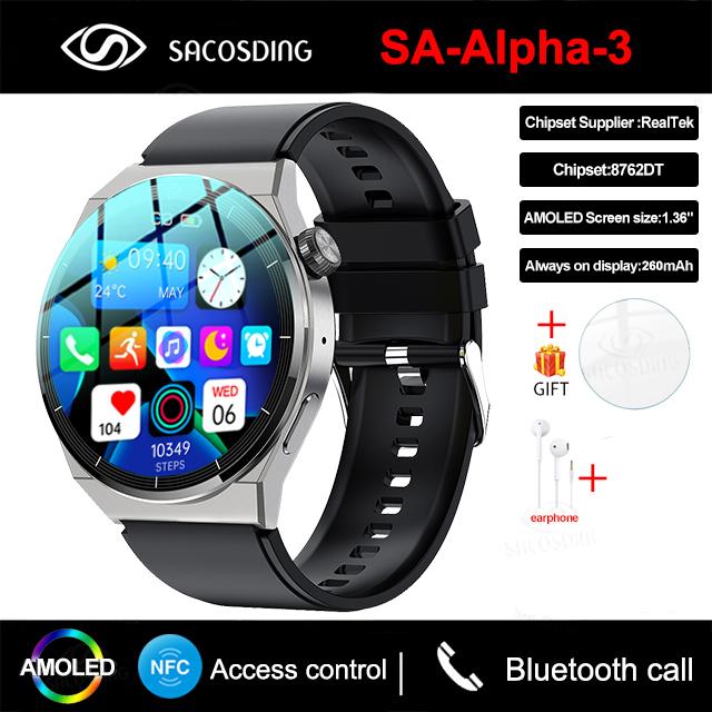 Gt3 Pro Smart Watch Men Amoled 390*390 Hd Screen Heart Rate Bluetooth Call Ip68 Waterproof Smartwatch For Huawei Xiaomi