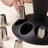 1 Set Cake DIY Piping Stand, Home Cream Piping Bag and Nozzle Decoration Display Rack, Kitchen Baking Storage Tool