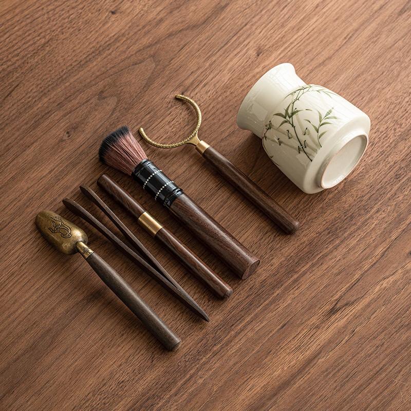 Jiumuqin Ceramic Tea Ceremony Six Gentlemen Set