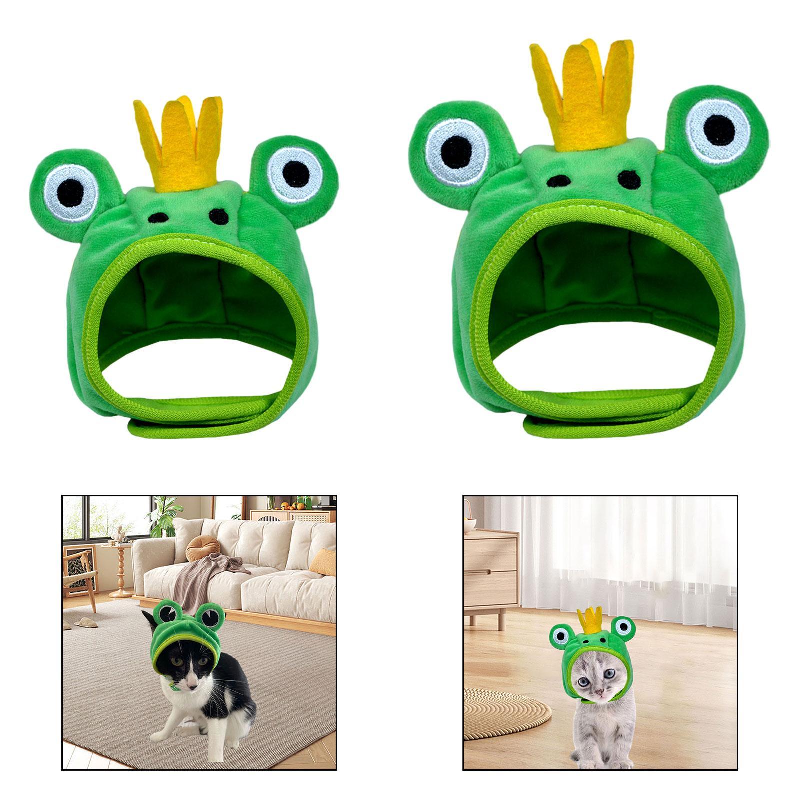 

Cat Costume Hat Party Cosplay Costume Dress up Photo Prop Soft Head Wrap Small Pet Headwear Outdoor Holiday Pet Birthday Gift L