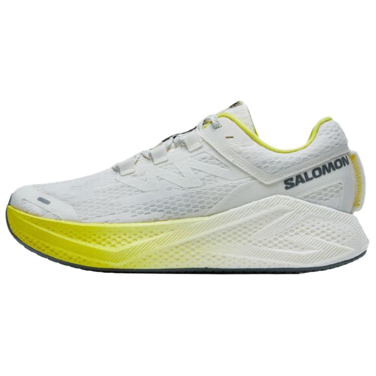 SALOMON Aero Glide 3 Fashionable Comfortable Shock Absorbing Breathable Running Shoes Men Sneakers White Yellow 479759