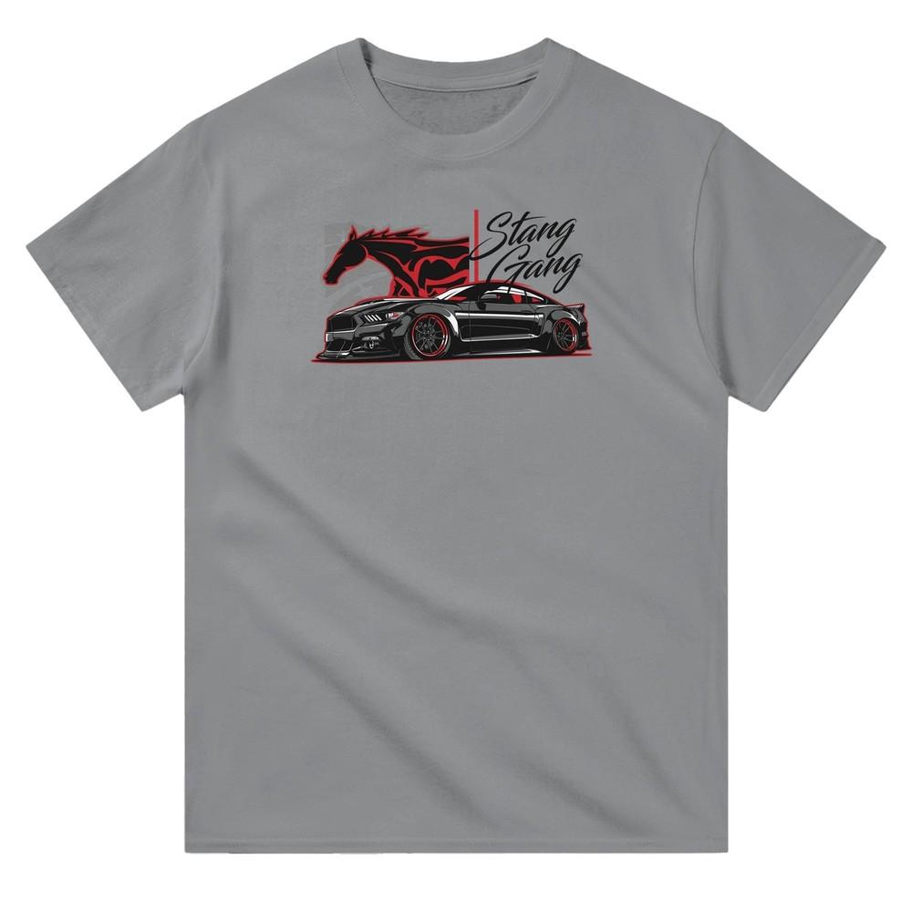 Stang Gang Heavyweight Cotton Crewneck T-Shirt for Everyday Casual Wear Unisex T-Shirt S