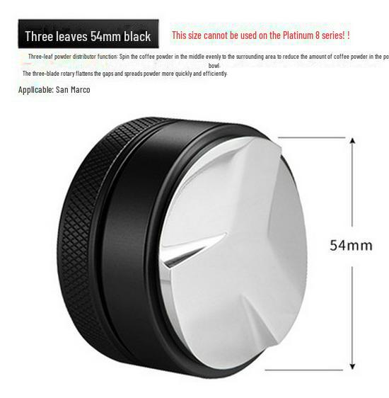 Tamper reglabil din oțel inoxidabil pentru pudră de cafea pentru Macaron, Stil Italian, Mărimi 49/51/53/54/58mm