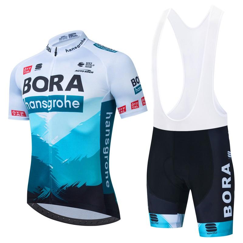 Mens Cycling Jersey Set Short Sleeve Breathable Quick Dry Mountain Bike Apparel