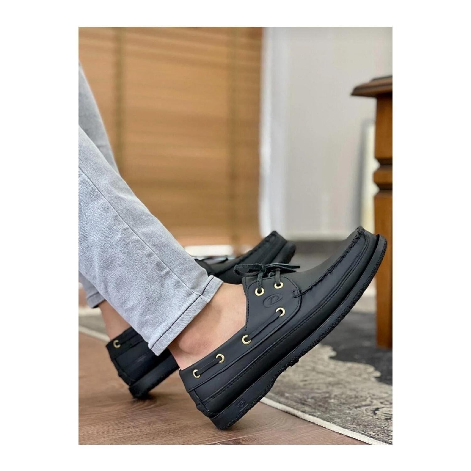 

Style Genuine Leather Shoes 41 чорний