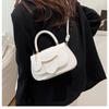 Ladies' Bag, Shoulder Bag, Saddle Bag, Simple and Versatile Handbag, Fashionable Contrasting Underarm Bag, Casual Crossbody Bag