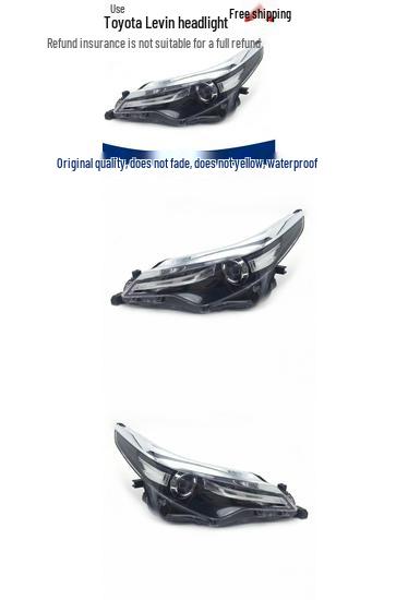

Compatible with Toyota 14th Gen Levin Front Headlight Assembly (Lens Only, No Bulb, Low Trim) Premium low trim, passenger side