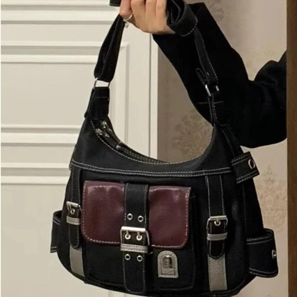 Exquisite Shoulder Bag Large Capacity Messenger Bag Punk Large Handbag  Dating