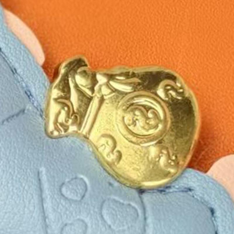 Money Soon In the New Year, Leather Bag Pendant, Cartoon Pony Keychain Pendant, Couple Love Pony Accessories