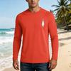 Men's Long Sleeve UPF 50 Plus Sun Protection Shirt Basic Breathable Loose Fit Outdoor Casual T-Shirt with Quick Dry Cooling Fabric