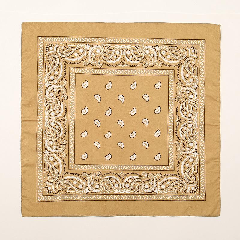 Fashion Bohemian Print Bandana Hair Bands for Women Turban Headband Square Scarf Handkerchief Hair Accessories Bonnet Hijab