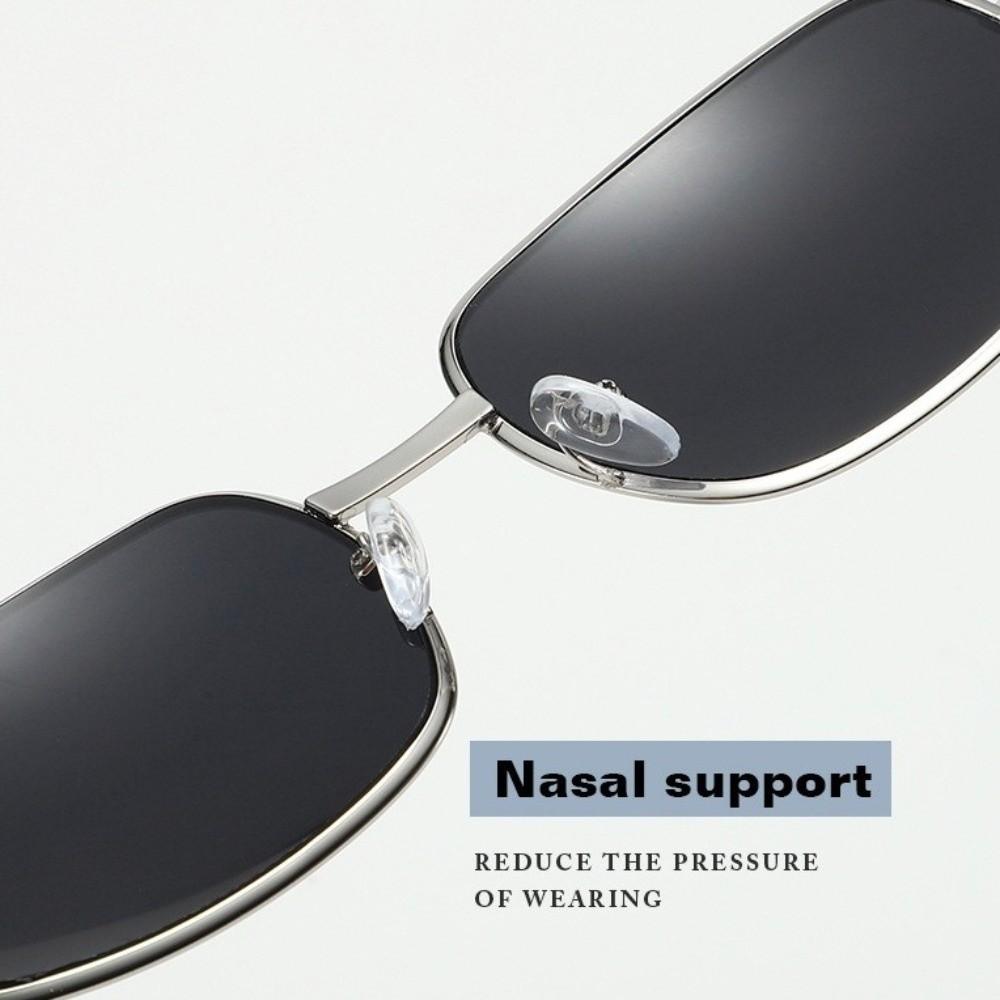 Large-Framed Sun Protection Glasses UV400 Protection Square Frame Sunglasses  Unisex Wear
