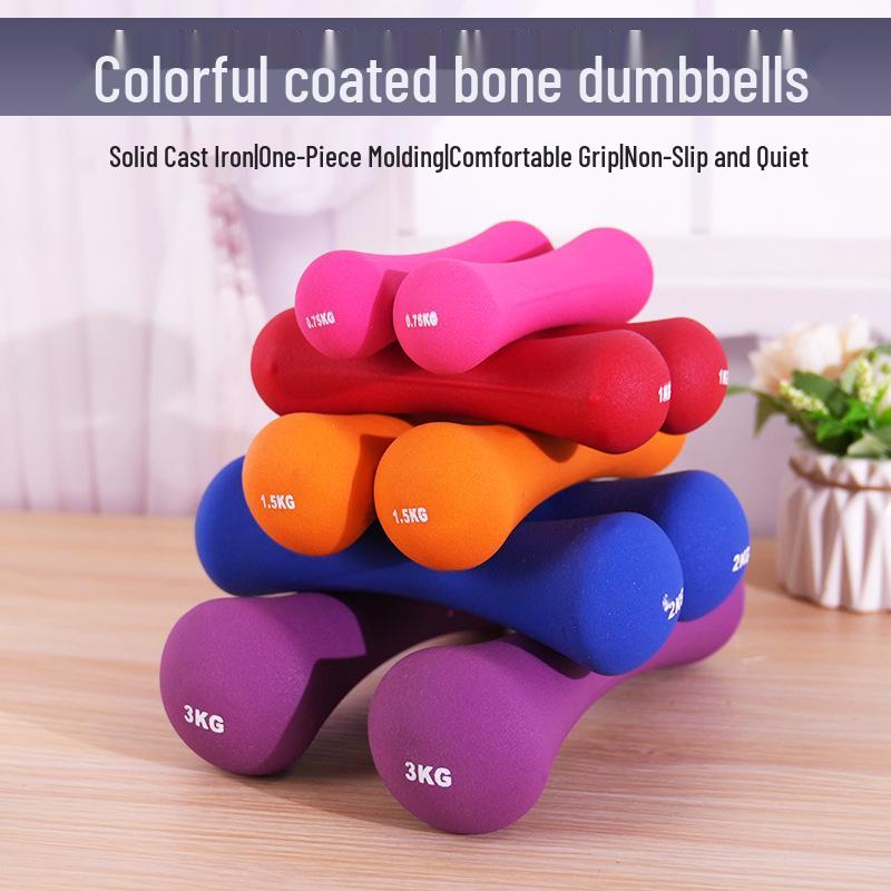 Cast Iron Bone Dumbbells for Men & Women - Yoga, Fitness, Arm Training, Home Use