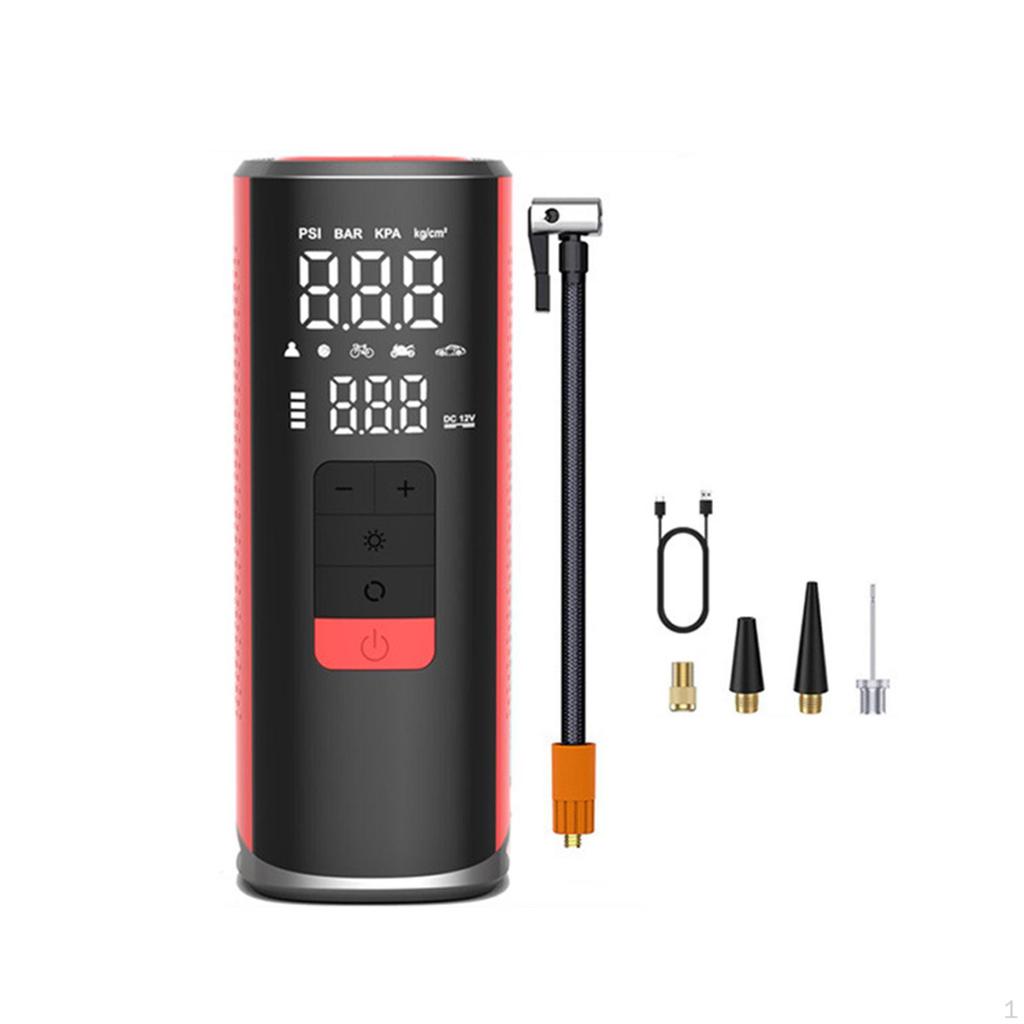 Car Tire Inflator 6000mAh Electric Air Pump for Tires Bicycles Ball Bike