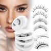 Magnetic Eyelashes 4 Pairs Set | Natural Dense European Style | Long-Lasting Comfortable Magnetic Lashes