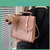 Fashionable Multi-functional Women's Backpack Stylish Casual Pu Material Waterproof Design