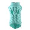 Dog Sweater Turtleneck Pet Sweater Warm Knitted Pullover Stretchy Knitwear Dogs Clothes for Fall Winter Small Dogs Puppies