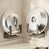 Brangdy Wall-Mounted Pot Lid & Cutting Board Organizer