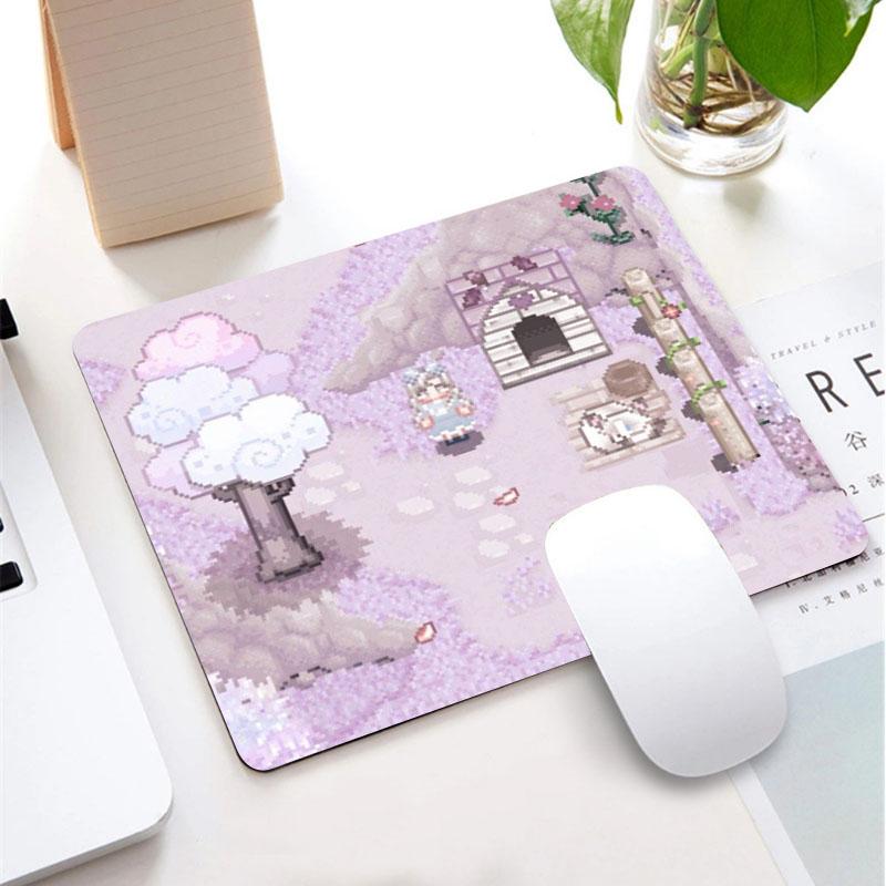 Stardew Valley Mauspads Kleine Mauspads Gamer PC Mauspads Sakura Computertischmatte Maus Teppich Gaming für Maus Tastatur Pads