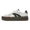 Anta Lifestyle Series Simple Versatile Durable Lightweight Increased Height Low-Top Skate Shoes Women Sneakers White Gray 922538023-3