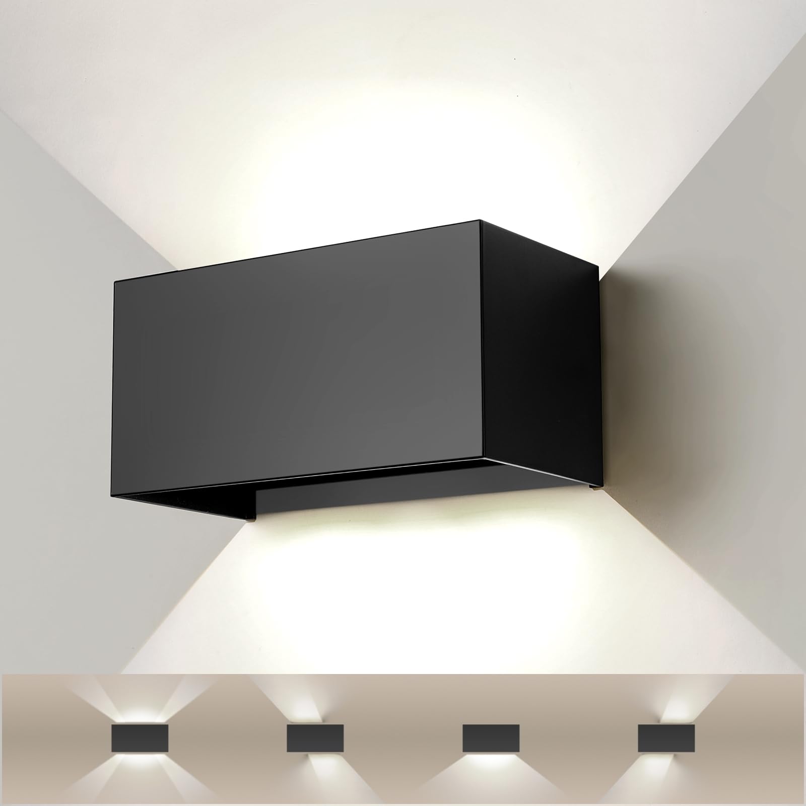 

Lightess LED Entryway Light, Porch Light, Waterproof and Rainproof, IP65, IndoorOutdoor Use, DIY Angle Adjustable, Wall Lamp, Bracket Light,