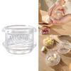 Manual Garlic Twisters Mincer Crusher Kitchen Hand Press with Clear Detachable Body for Garlic, Gingers and Everyday Cooking Prep