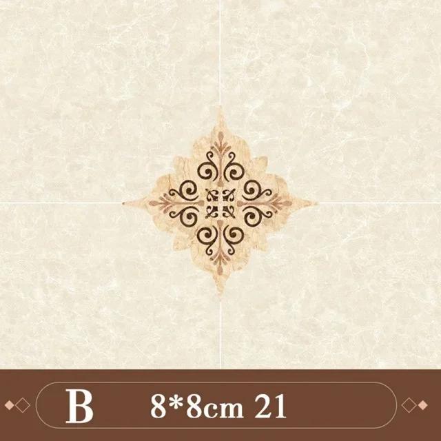 21pcs Removable Floor Sticker Tile Diagonal PVC Ceramic Stickers Living Room Bathroom Sticker Self Adhesive Home Decoration