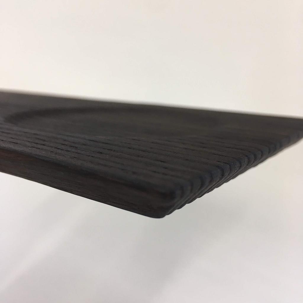 Small Tray, Matte, Kanazawa Paulownia Crafts, Iwamoto Kiyoshi Shoten, Burnt Paulownia Wood, Made In Japan