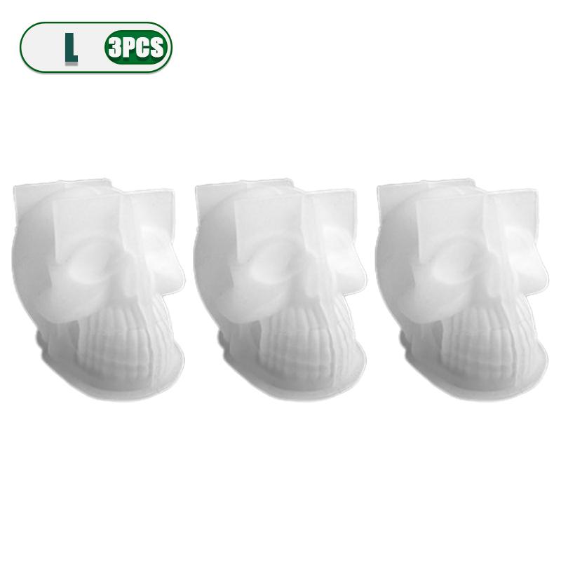 1-10PCSHalloween Skull Silicone Mold DIY Handmade Soap Candle Resin Mold Creative Horror Decor for Party Favor Crafting Supplies