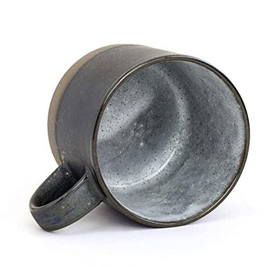 Tatara Mino Ware Mug Gray Tableware Japanese Dishwasher Microwave Safe Cafe Home Time Ceramic Made Japan 300ml Earthstone 220354