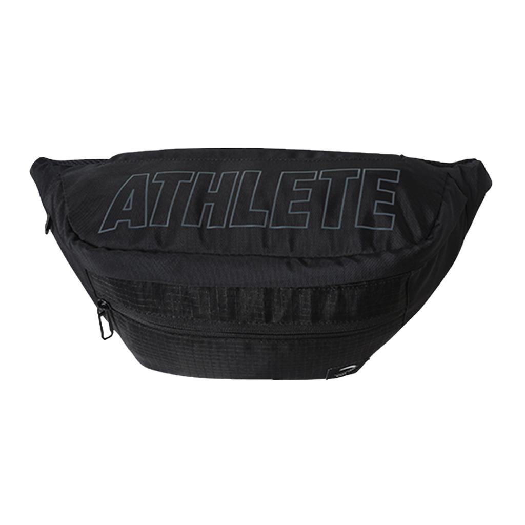 New Anta Polyester Sling Bag, Fanny Pack Regular Unisex Black 992147132-1